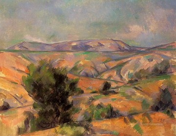 Monte Sainte Victoire visto desde Gardanne Paul Cezanne Pinturas al óleo